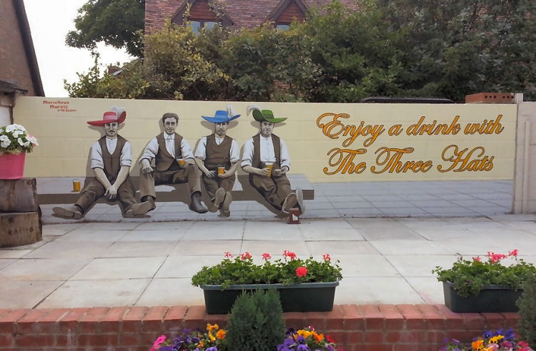 Three Hats mural 2014