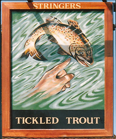 Tickled Trout sign 1992