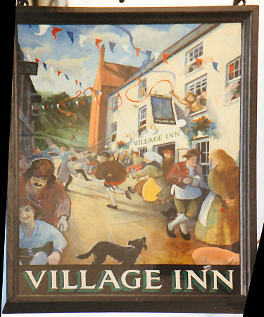Village Inn sign 1992