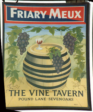Vine Tavern sign 1993