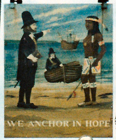 We Anchor in Hope sign 1986