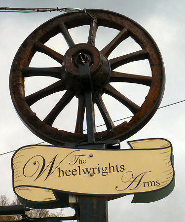 Wheelwrights Arms sign 2015
