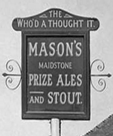 Who'd a thought It sign