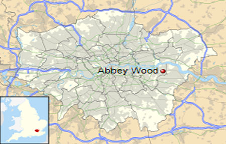 Abbey Wood map