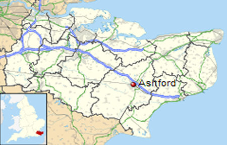 Ashford map