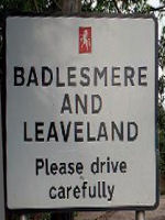 Badlesmere sign