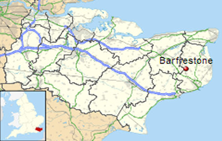 Barfrestone map