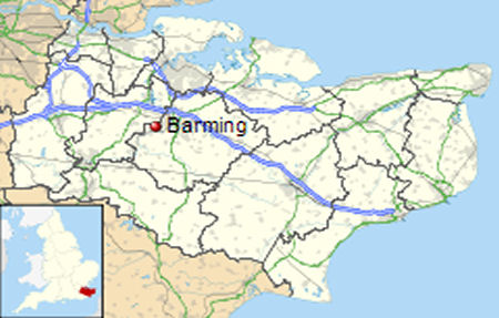 Barming map