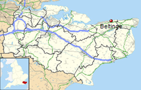 Beltinge map