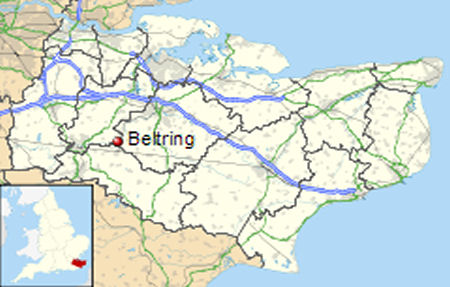 Beltring map