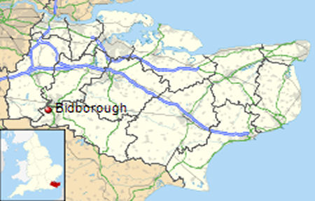Bidborough map