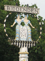 Biddenden Boundary Sign