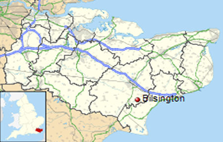 Bilsington map