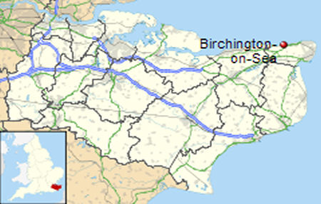 Birchington on Sea map