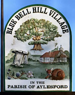 Blue Bell Hill sign