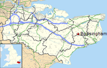 Bossingham map
