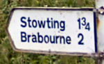 Brabourne-sign