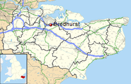 Bredhurst map
