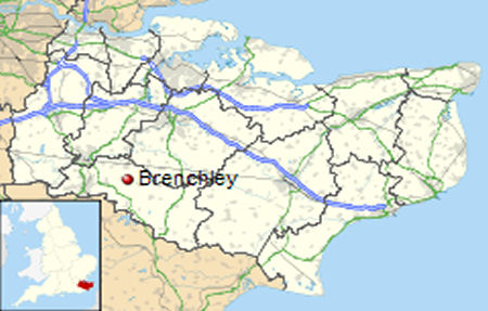 Brenchley map