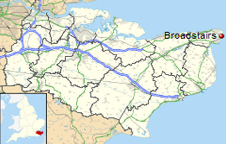 Broadstairs map