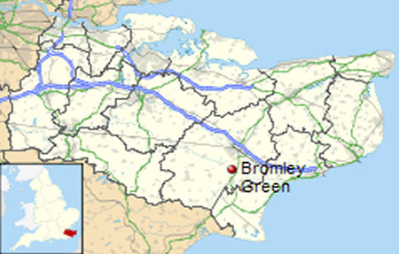 Bromley Green map