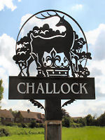 Challock sign