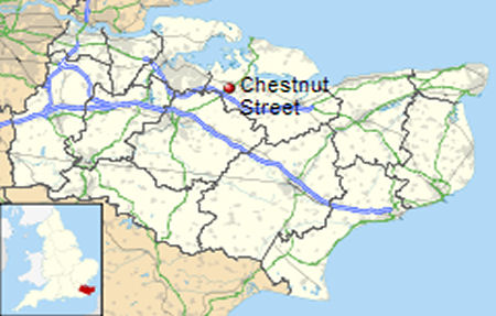 Chestnut Street map