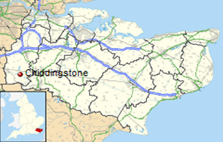 Chiddingstone map