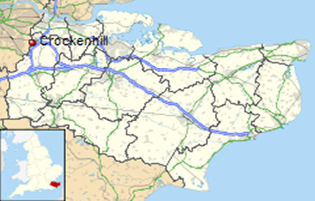 Crockenhill map