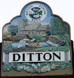 Ditton Boundary Sign