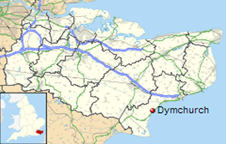 Dymchurch map