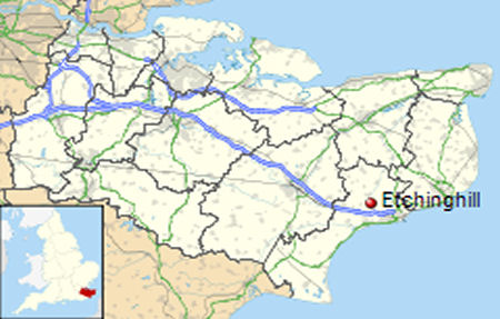 Etchinghill map