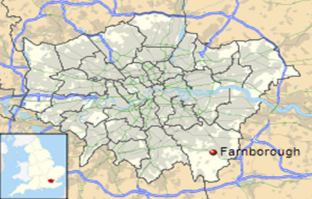 Farnborough map