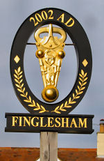 Finglesham sign