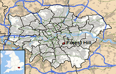 Forest Hill map