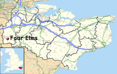 Four Elms map