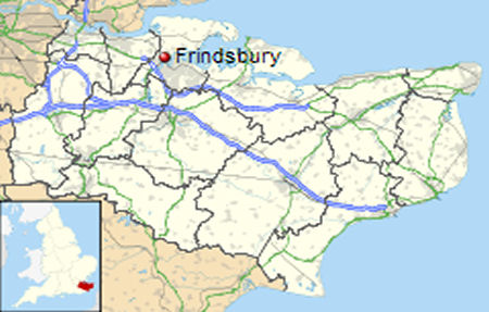 Frindsbury map