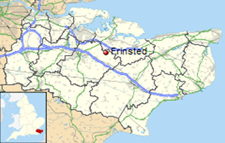 Frinsted map