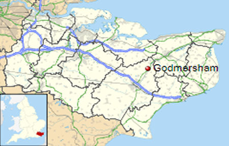 Godmersham-map