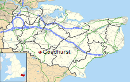 Goudhurst map