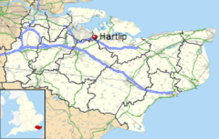Hartlip map