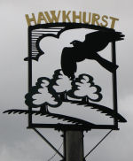 Hawkhurst Boundary Sign