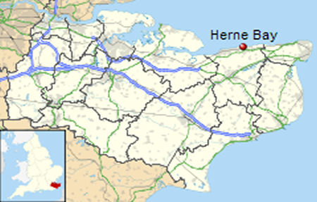 Herne Bay map