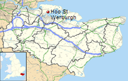 Hoo St Werburgh map