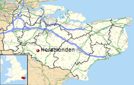 Horsmonden map