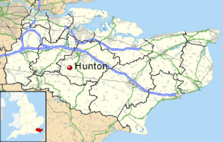 Hunton map