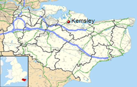Kemsley map