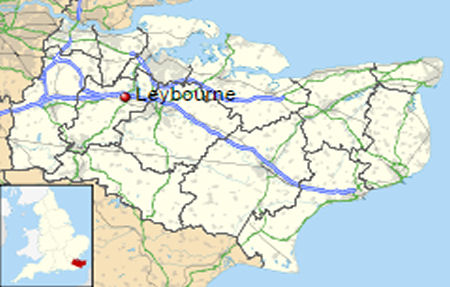 Leybourne map