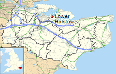 Lower Halstow map