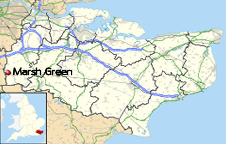 Marsh Green map